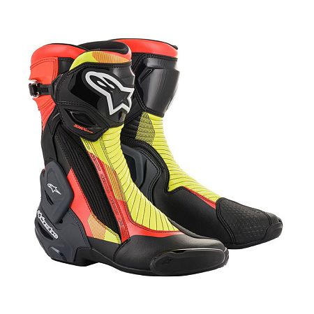 Alpinestars SMX Plus 2 2022 čierna/červená fluo/žltá fluo/šedá - 38